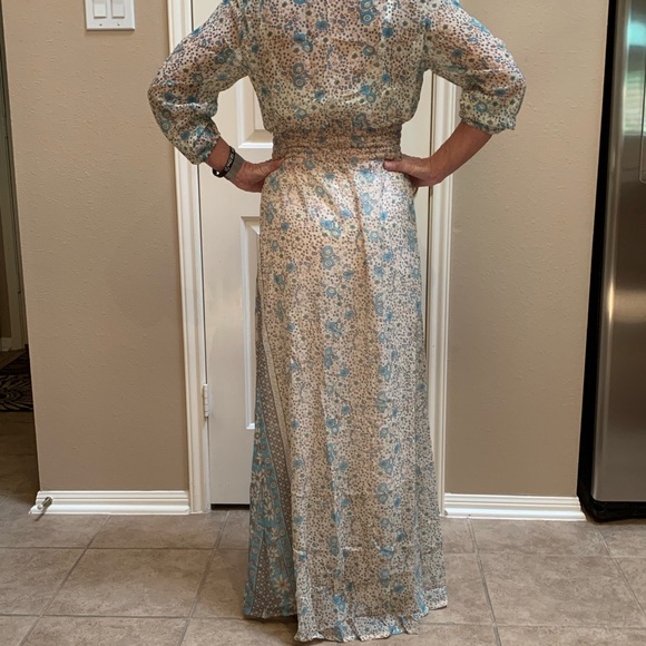 Boho Style Maxi Dress Sz XL - Picture 3 of 8